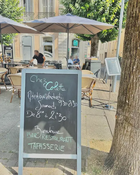 L'ardoise du trottoir, Chez Colette à Chauvigny